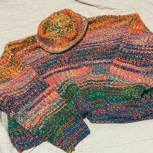 Free People Rainbow Turtleneck